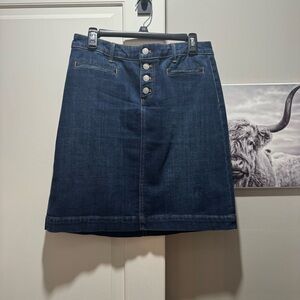 Talbots denim skirt